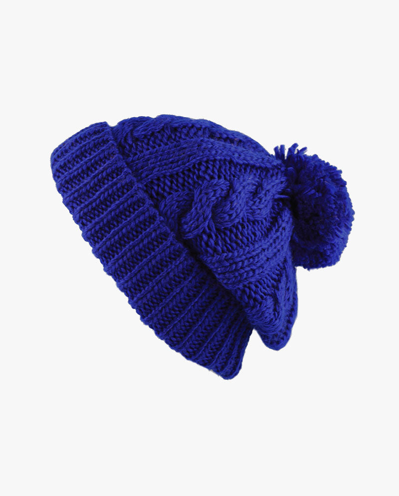 The Hat DepotCurly Knit Pom Beanie 3030