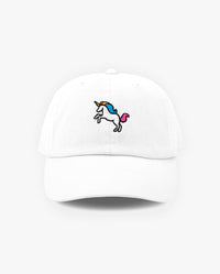 The Hat Depot Kids - Embroidery Unicorn & Butterfly Baseball Cap.